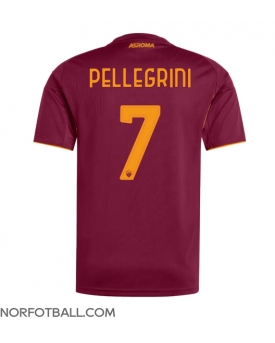 Billige Fotballdrakt AS Roma Lorenzo Pellegrini #7 Replika Hjemmedrakt 2025-26 Kortermet